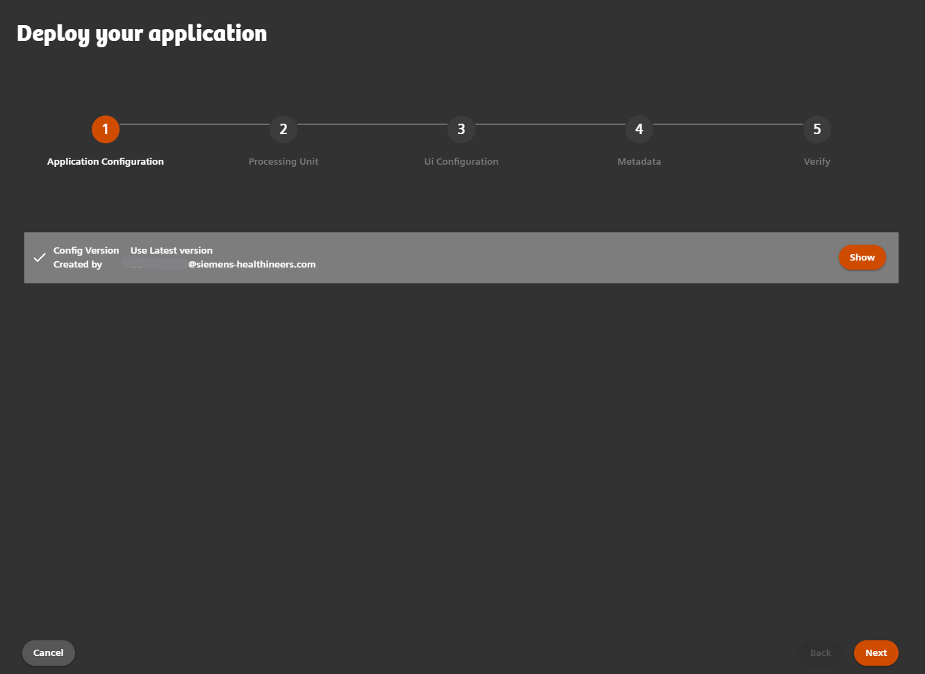 Open Apps deployment