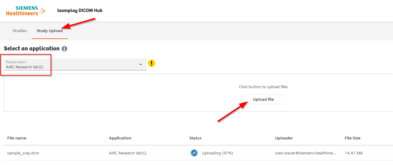 Upload test image Upload test image