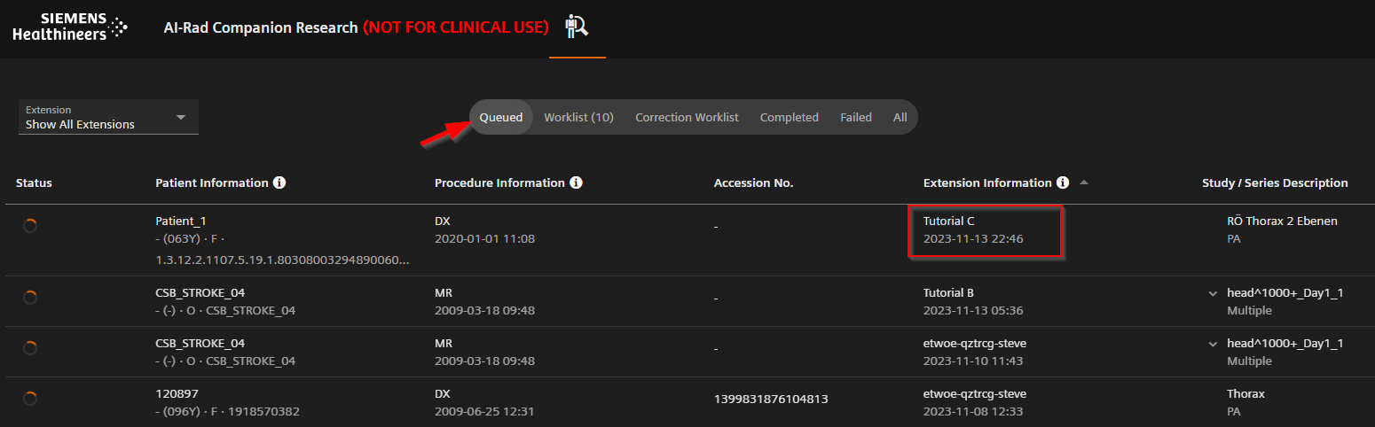 Case processing Case processing